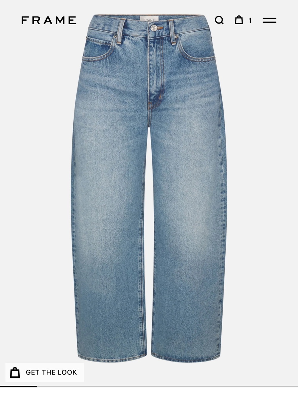 Frame The Bow Crop Jeans